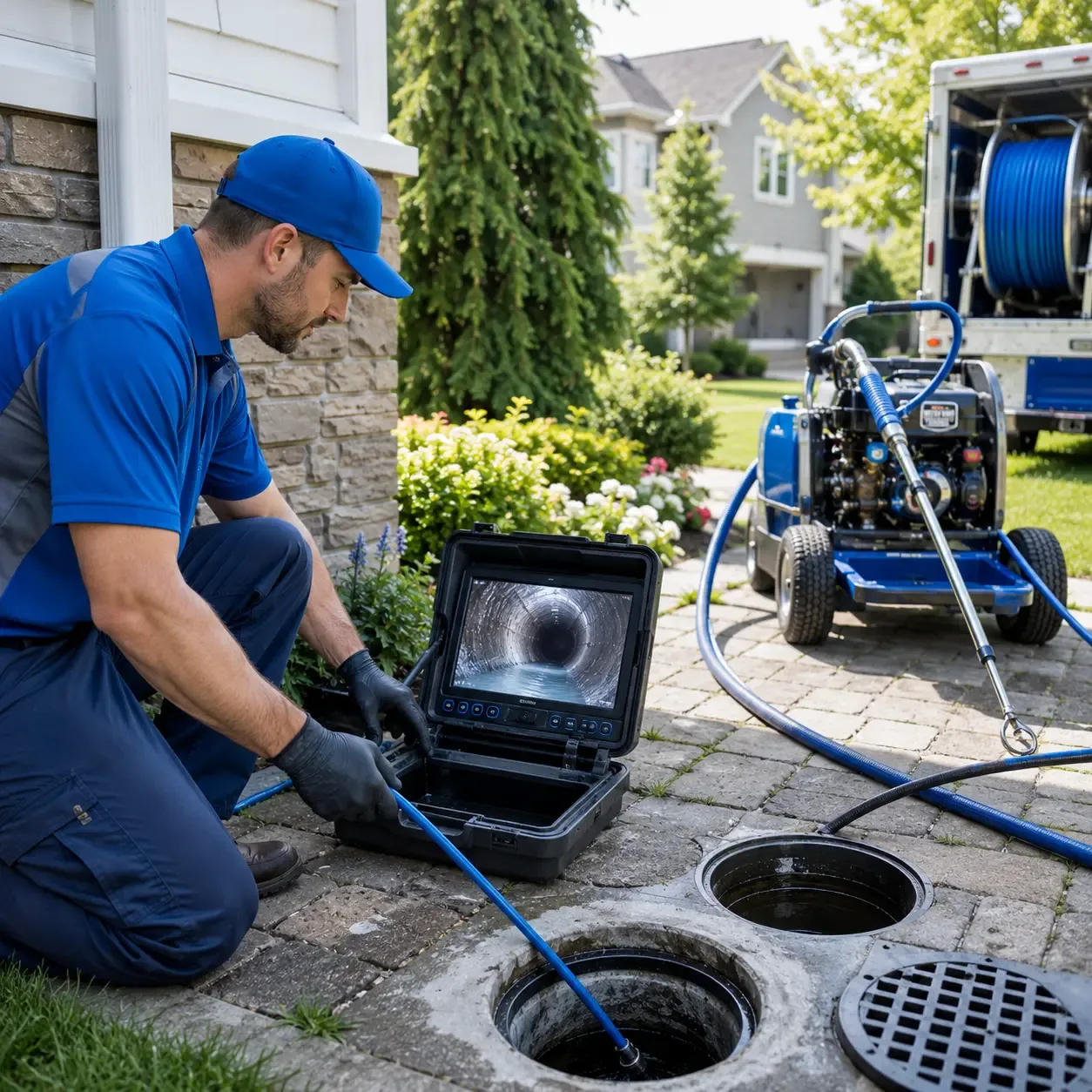 Outdoor drain cleaning professionals serving Marion Station, MD